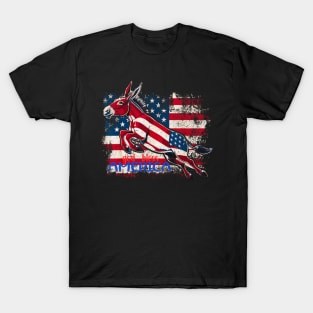 4th of july flying donkey T-Shirt